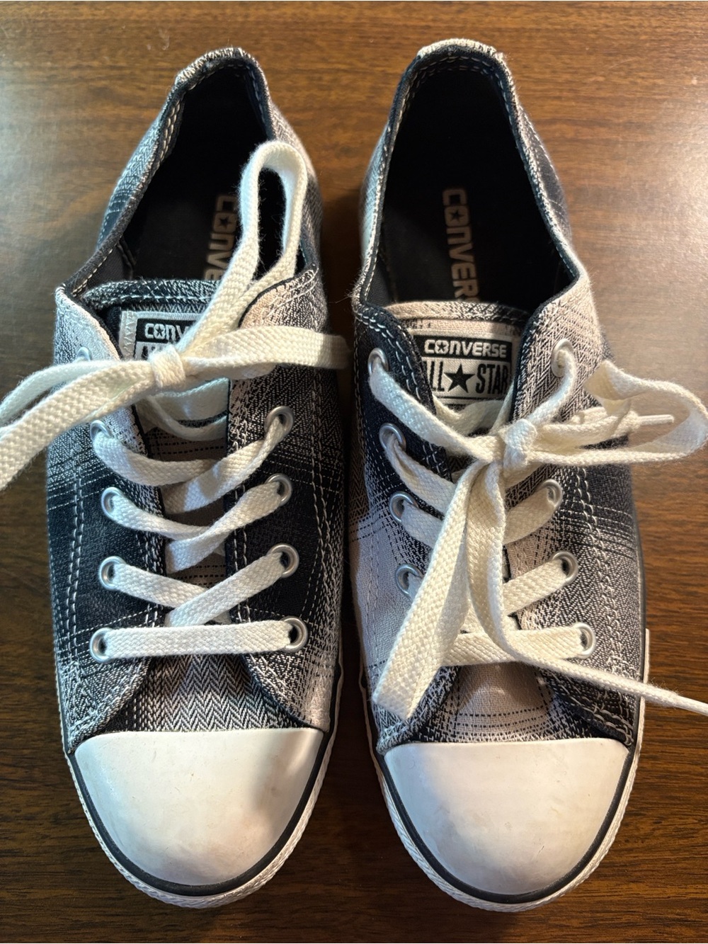 Converse Black & White Low Top Sneakers